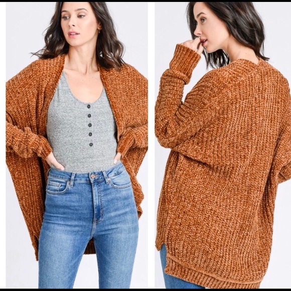 love tree chenille sweater